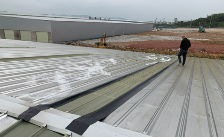 通城厂房屋面防水维修案例